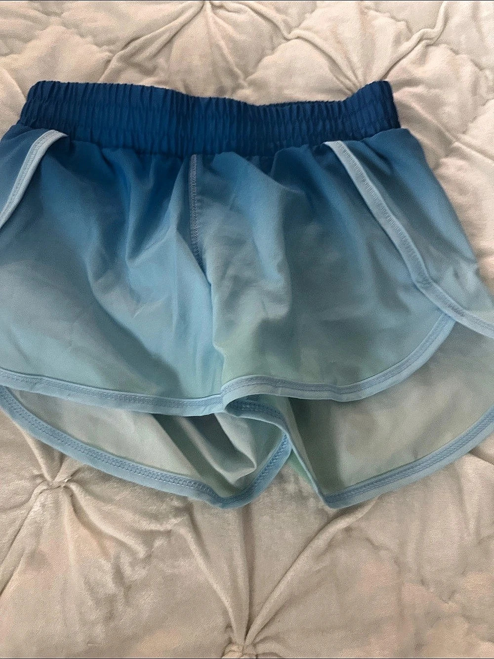 all in motion Girls Mid-Rise Run Shorts Athletic Shorts Blue XS